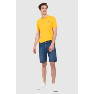 Darrel Mavi Nakışlı Standard Erkek Denim Şort