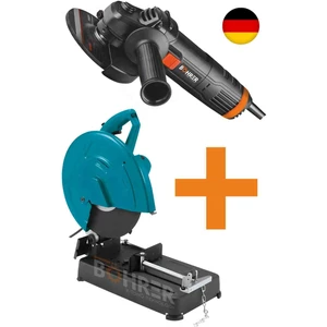 3200W Profil Demir Metal Kesme Makinesi + 125 mm 2100W Demir Kesme Taşlama Makinesi