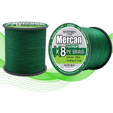 Mercan Pe Örgü Platinum 8x Ip 500 M Yeşil Misina Fiyatı