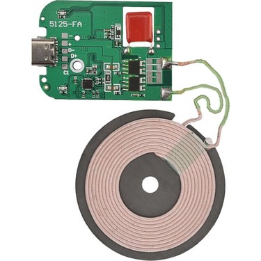 Alkatronik Kablosuz Şarj Modülü Type C 15W Qi 9V 1.5A Mobil Fiyatı