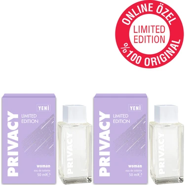 Privacy Women Limited Edition Edt Kadın Parfüm 2X50 ml Online