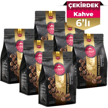 Anisah Coffee 6X1000G Extra Aroma Espresso Çekirdek