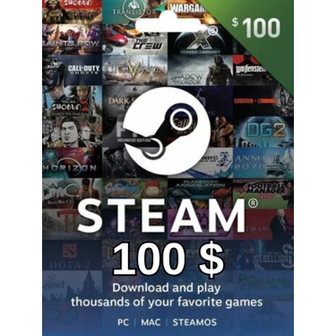 Steam Cüzdan Kodu 100