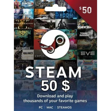 Steam Cüzdan Kodu 50