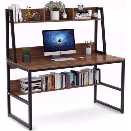 Özel Raflı ve Kitaplıklı Çalışma Masası