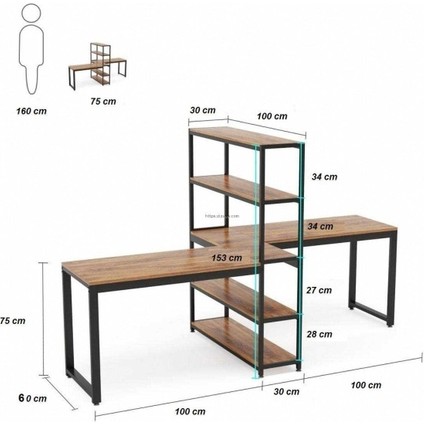 Tasarım Bölmeli ve Raflı Çalışma Masası fırsatları
