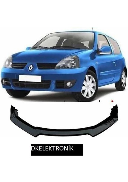 Renault Clio 2 Ön Tampon Eki Body Kit Karlık Lip Siyah