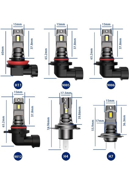 Led Far Ampulü 80W 11000Lm H3 12 - 30V Laam936 fırsatları
