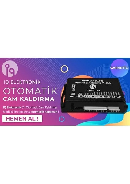 Iq Otomatik Cam Kaldırma 5 Cam Termikli Iq