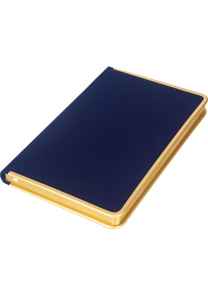 Monaco Süet Sert Kapak Defter 13 x 21 cm Çizgili Mavi fiyatları
