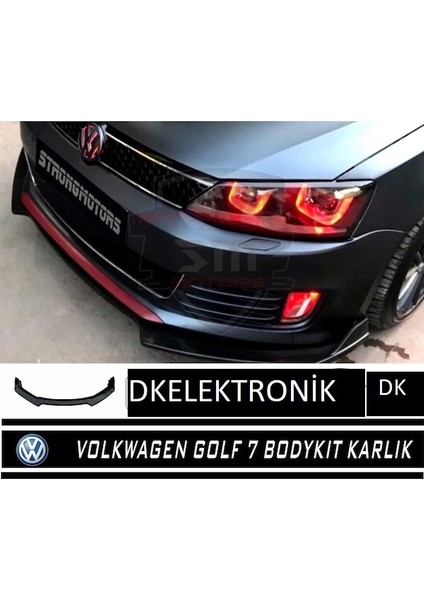 Golf 7 Body Kit Ön Karlık / Lip Siyah fiyatları