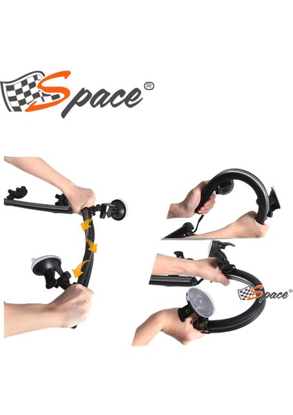 Çakar Lamba 12 - 32V Esnek Model 84 Cm Vantuzlu Çakarlı Mavi - Kırmızı Lapa543 modelleri