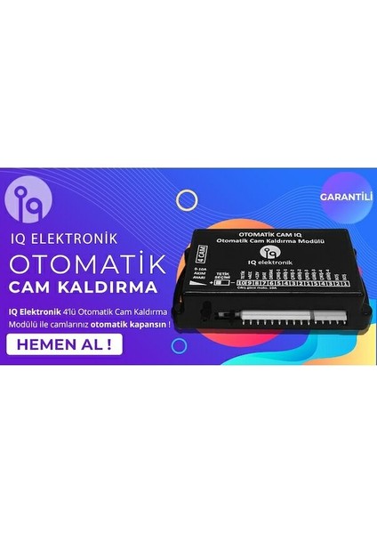 Iq Otomatik Cam Kaldırma 4 Cam Termikli Iq