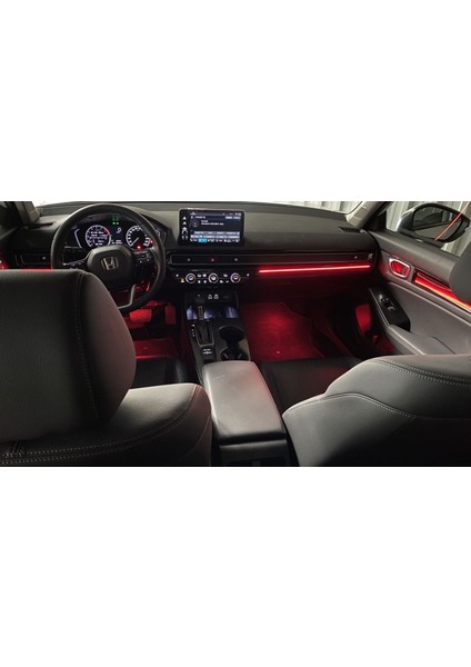 2022 Cıvıc Fe1 Için Dinamik Ambians Aydınlatma Seti (Aplikasyon ve Dugme Kontrollü)