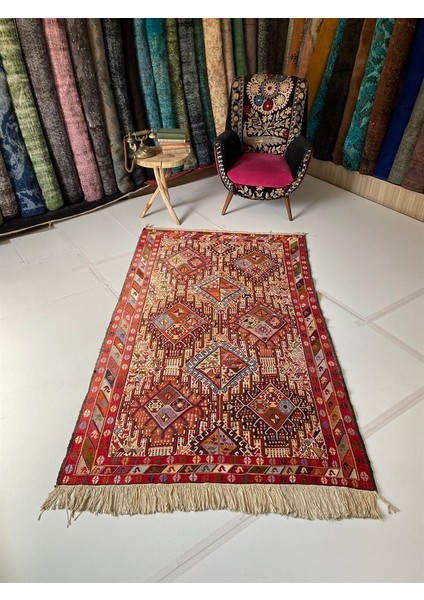 El Dokuma Iran Sumak Kilim