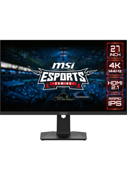 27" MAG 274UPF 3840x2160 (UHD) FLAT RAPID IPS 144HZ 1MS G-SYNC COMPATIBLE PIVOT GAMING MONITOR