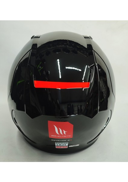 Revenge 2 S Solid A11 Şeffaf Vizörlü Kask Parlak SIYAHV14B