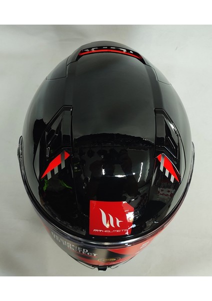 Revenge 2 S Solid A11 Şeffaf Vizörlü Kask Parlak SIYAHV14B