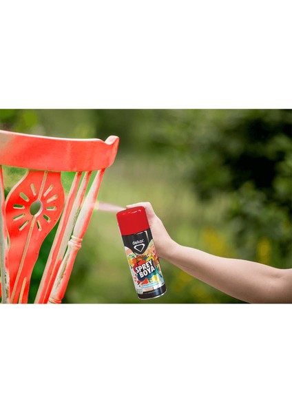 Dekor Akrilik Efektli Metal Ahaşap Karton Cam Taş Plastik Pvc Yüzeyler Sprey Boya Kırmızı 400 ml fiyatları