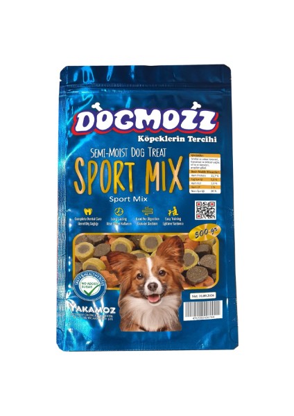 Semi-Moist Yarı Yumuşak Köpek Ödül Maması Sport Mıx 500 gr