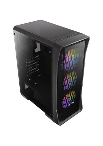 NX360 Mid Tower Mesh Oyuncu Kasası Siyah (4 Fan Dahil)