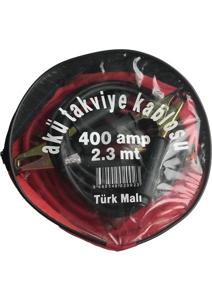 Akü Takviye Kablosu 400 Amper Çantalı