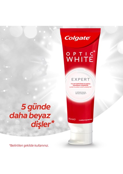 Optic White Expert White Diş Macunu 75 ml x 2 Adet