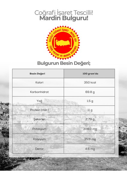 Bulgur İnce (Midyat) Pilavlık Bulgur 25 kg