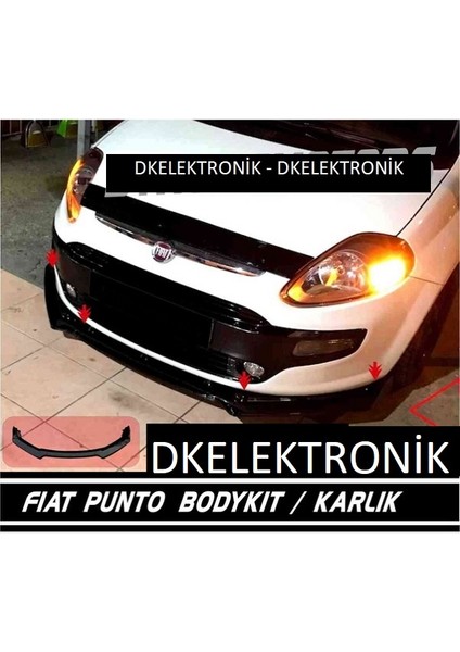 Fiat Punto Ön Tampon Eki Body Kit Karlık Lip Siyah fiyatları