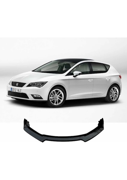 Seat Leon Mk3-3.5 Ön Karlık Body Kit 3 Parça Lip Piano Black Siyah indirimleri