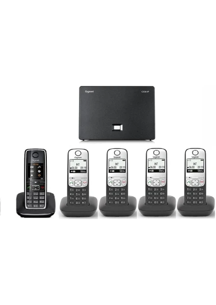 Analog & Ip 5 Dahili Dect Telsiz Kablosuz Telefon Santrali C530-A690