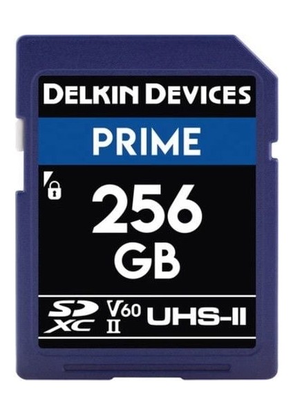 Delkin Devices 256GB Prime Uhs-Iı (V60) Sdxc Hafıza Kartı