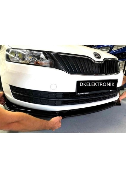 Skoda Rapid Body Kit Ön Karlık Lip Siyah fırsatları