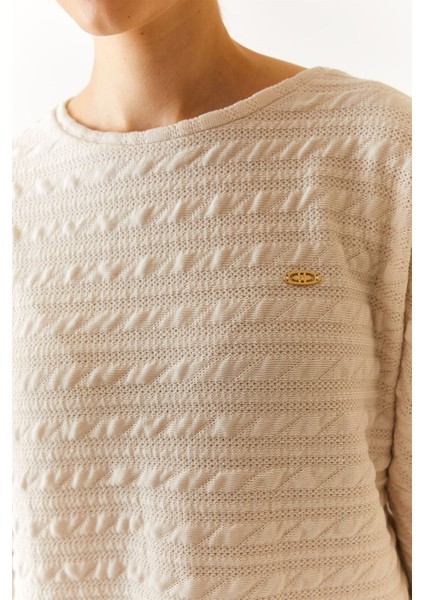 Kadın Sweatshirt 50272158-VR049 50272158-VR049024 fırsatları