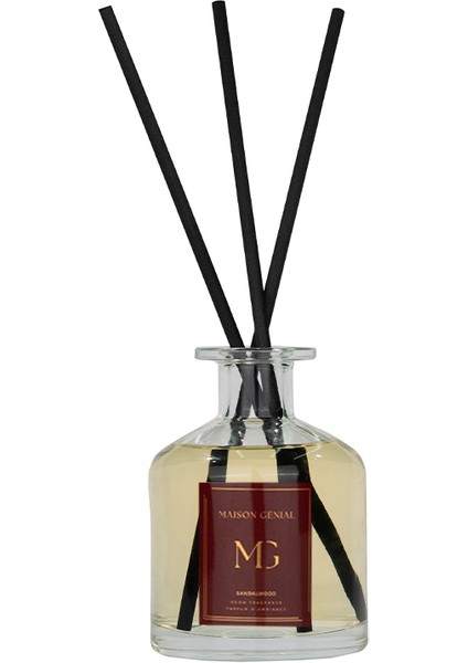 Maison Genial Luxury Sandal Wood Bordo Difüzer 220 cl