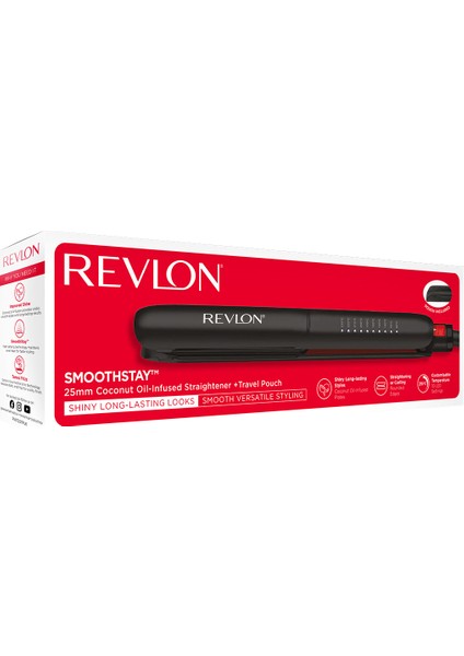 Revlon Hindistan Cevizi Yağlı 25mm Saç Düzleştirici Seyahat Çantası RVST2211PE