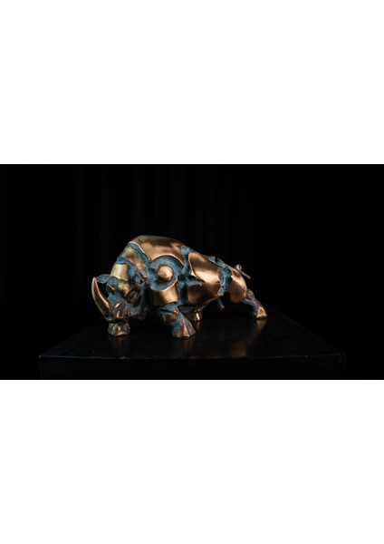 Rhino Bronz Heykel fiyatları