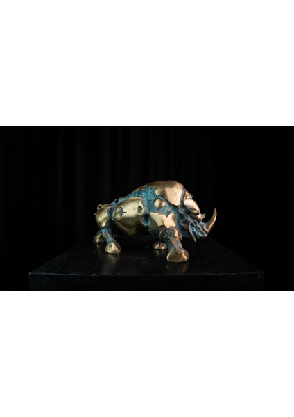 Rhino Bronz Heykel modelleri