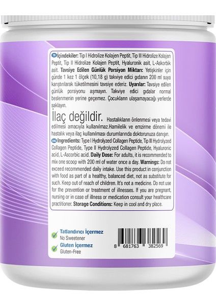 Multi Collagen 300 gr Aromasız