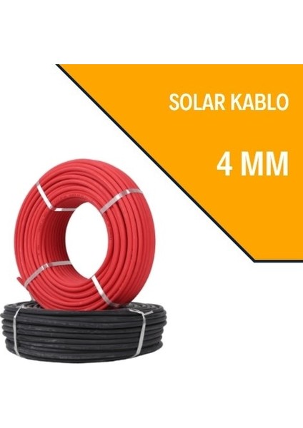 Güneş Paneli Solar Kablosu 4mm2