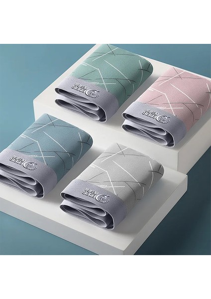 Dikişli Polyester Erkek Iç Giyim Boxer 3'lü Paket