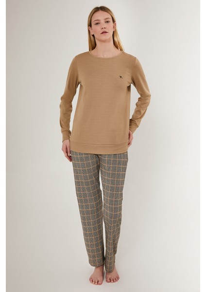 Kadın Açık Kahve 2'li Takım fiyatları