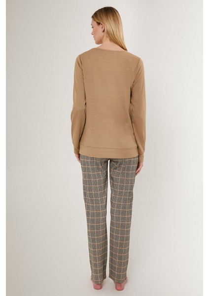 Kadın Açık Kahve 2'li Takım indirimleri