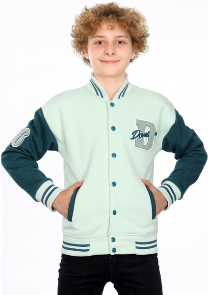 Fox Life Kids  Unisex Oversize Kız,erkek Çocuk Kolej Ceket 8008(6-14 Yaş)