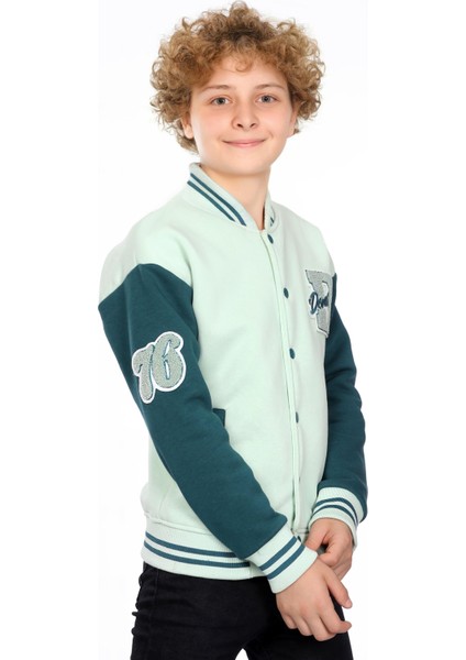 Fox Life Kids  Unisex Oversize Kız,erkek Çocuk Kolej Ceket 8008(6-14 Yaş)