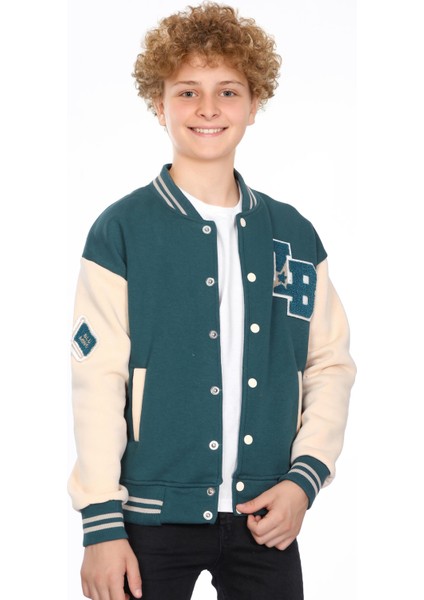 Fox Life Kids  Unisex Oversize Kız,erkek Çocuk Kolej Ceket 8009(6-14 Yaş)