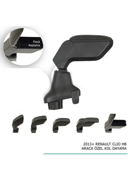 Renault Clıo Hb Araca Ozel Kol Dayama Sıyah 2013+ fiyatları
