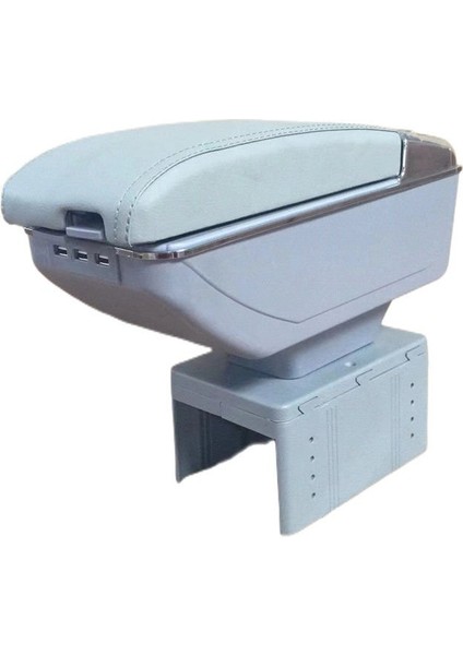 Yükselebilir Sürgülü Kolçak USB Girişli - Gri / ICKO67-G