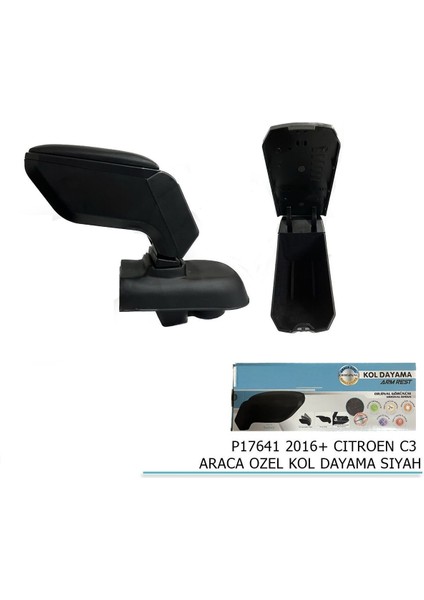 Citroen C3 Araca Özel Kol Dayama Kolçak Siyah fiyatları
