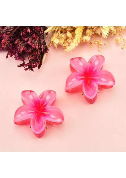 Mini Ikili Lotus Çiçeği Mandal Saç Tokası fiyatları